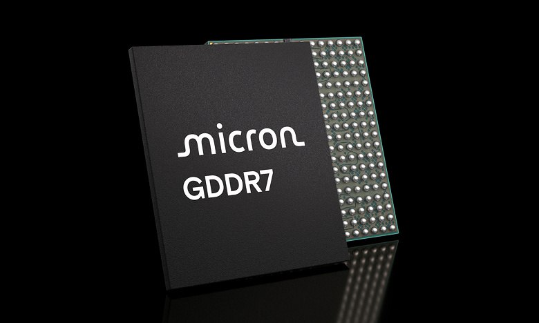 Micron начала производство чипов GDDR7 нового поколения