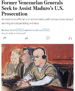Экс-генералы Венесуэлы готовы дать показания США против Мадуро