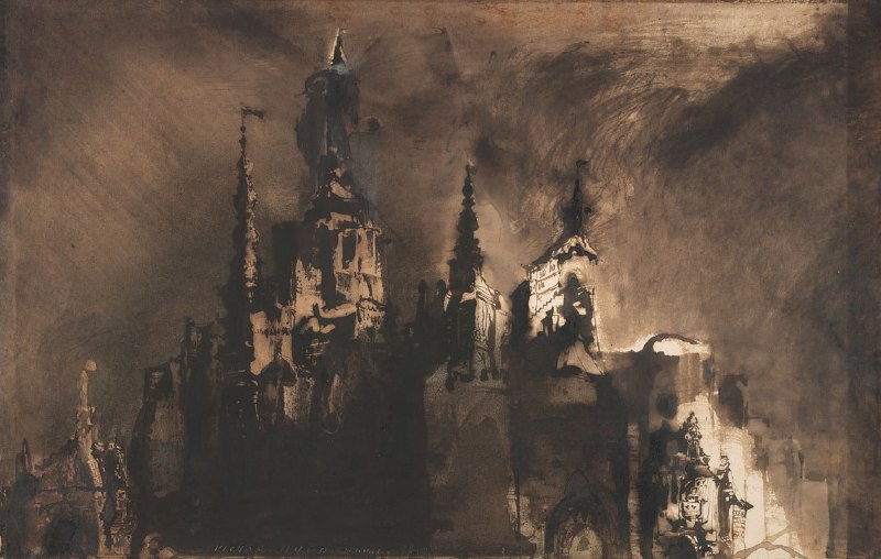 Репродукция картины Виктора Гюго