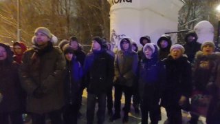 Жители протестуют против строительства академии "Динамо"