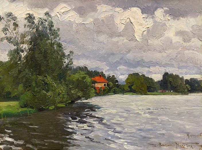 Картина Александра Маковского «Царское село»