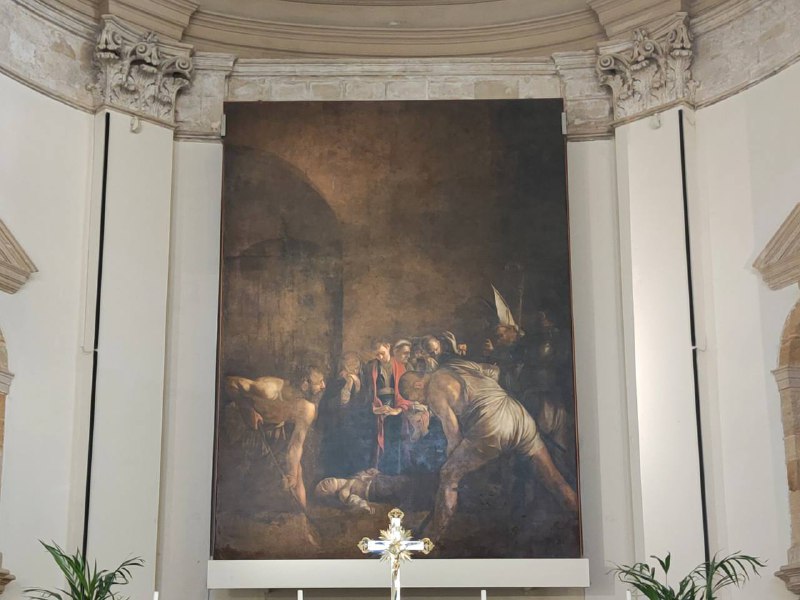 Картина Караваджо находится в Сиракузах