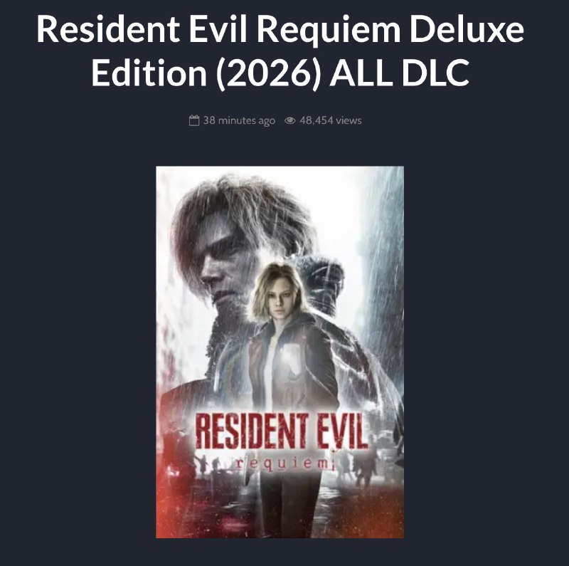 Взлом Resident Evil Requiem