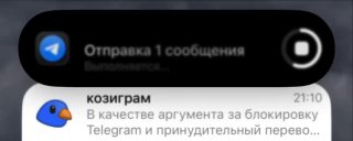 Telegram улучшил отображение статуса загрузки файлов на iOS