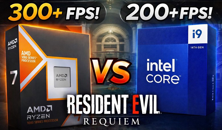 Ryzen 7 9850X3D лидирует в Resident Evil Requiem