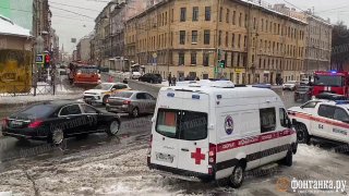 Возгорание и повреждение газопровода в Санкт-Петербурге