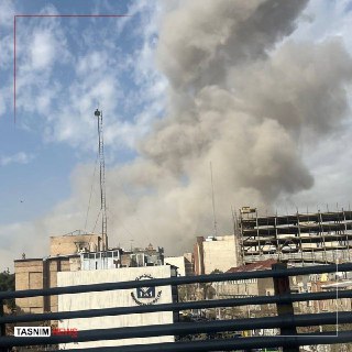 Повреждение здания военной разведки в Тегеране