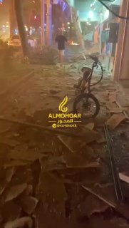 Последствия удара по Тель-Авиву