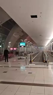 Кадры последствий атаки на аэропорт Дубая