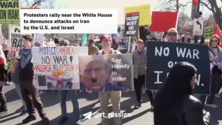 Протесты в США против ударов по Ирану