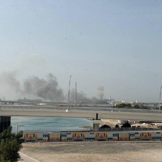 Задымление в аэропорту Абу-Даби