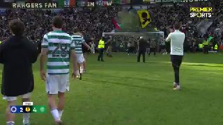 Массовая драка болельщиков на дерби «Селтик» — «Рейнджерс» в Шотландии