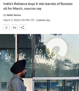 Индия закупила 6 млн баррелей российской нефти