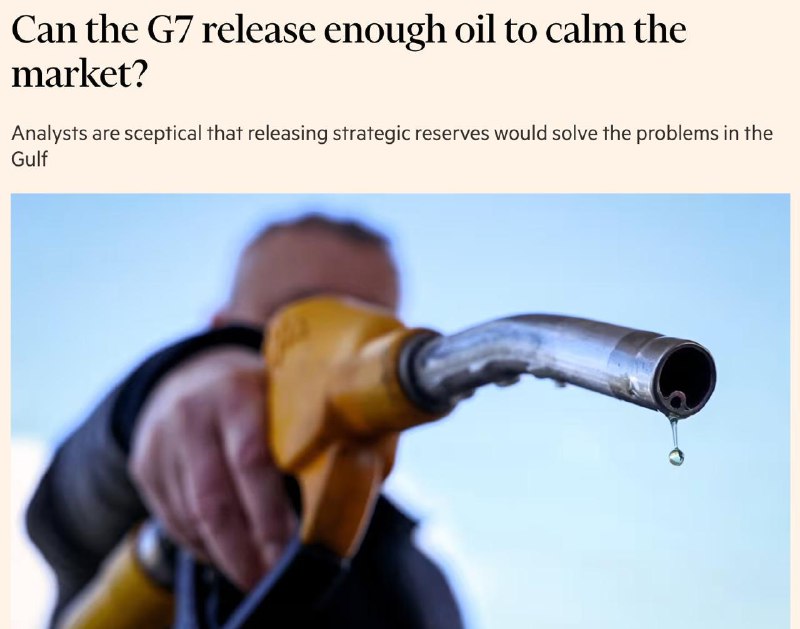 FT: мир переживает крупнейший нефтяной шок в истории из-за войны на Ближнем Востоке