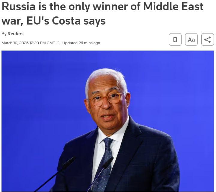 Евросовет назвал Россию победителем войны на Ближнем Востоке