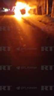 Пьяный водитель едва не сгорел заживо после аварии в Нижегородской области