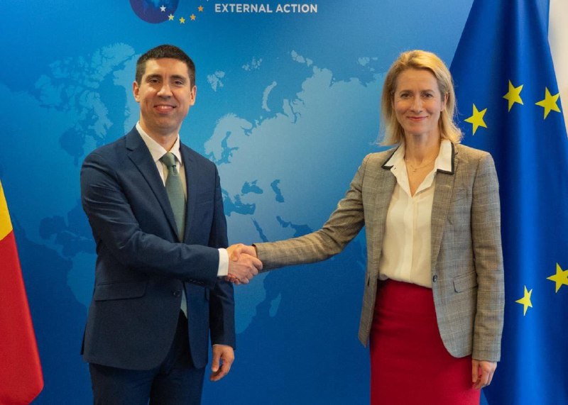 Встреча глав МИД Молдавии и Эстонии стала вирусной из-за сходства с мемом из «Офиса»