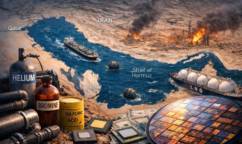 Война на Ближнем Востоке угрожает поставкам чипов и росту цен на нефть