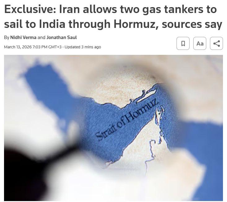 Иран разрешил проход индийских танкеров через Ормузский пролив