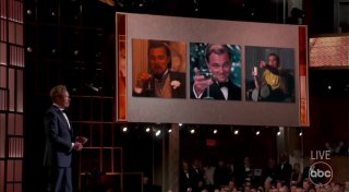 Ведущий «Оскара» сделал новый мем с Ди Каприо прямо на церемонии