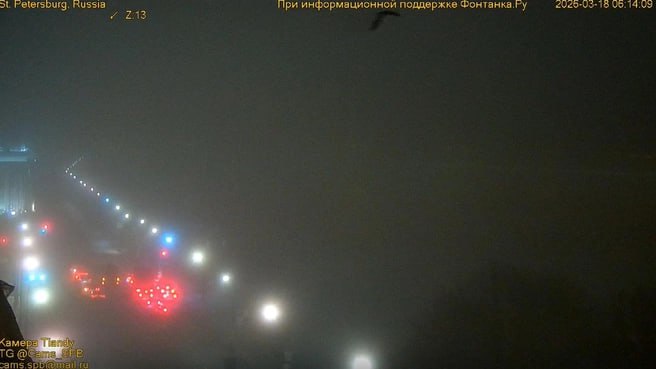 Сильный туман накрыл Петербург: МЧС предупреждает о плохой видимости