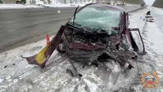 Четыре человека пострадали в ДТП на трассе «Сибирь»