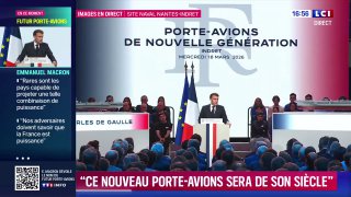 Макрон назвал новый авианосец «Свободная Франция»