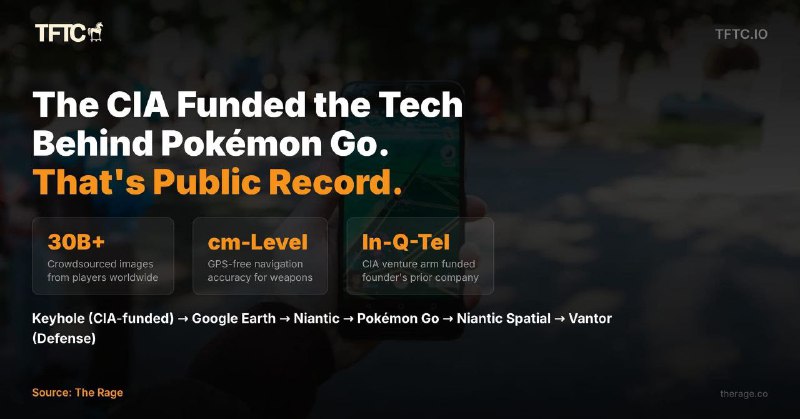 Niantic и Pokémon Go: связь с ЦРУ и военными