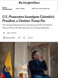 В США завели дело против президента Колумбии по обвинению в связях с наркокартелями