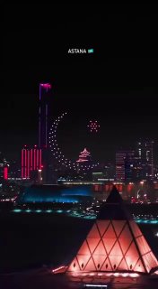 Шоу дронов в честь Наурыза прошло в Астане