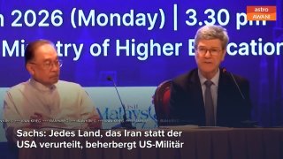 Сакс: осуждение Ирана вместо США ведет к размещению американских войск