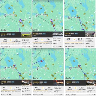 Налёт дронов сорвал посадку 10 самолётов в Санкт-Петербурге