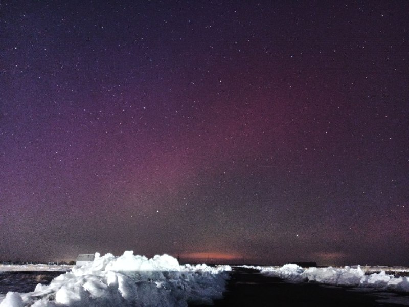 Северное сияние прямиком с Урала!