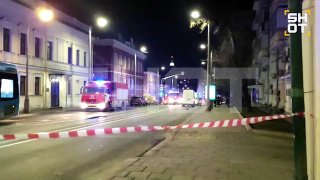 Один погибший при пожаре в многоэтажке в центре Москвы