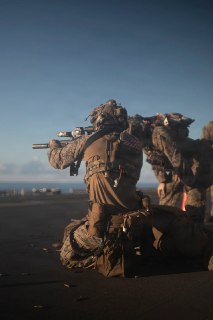 Учения морпехов США на борту USS Tripoli на фоне конфликта с Ираном