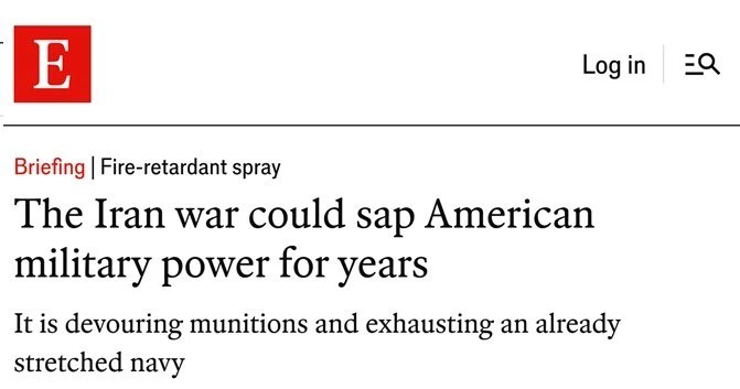 Война с Ираном подрывает военную мощь США на долгие годы вперёд, — The Economist