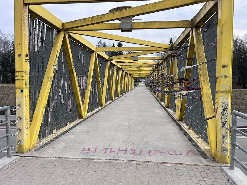 В Вильнюсе задержан подросток за граффити «Вiльня наша»