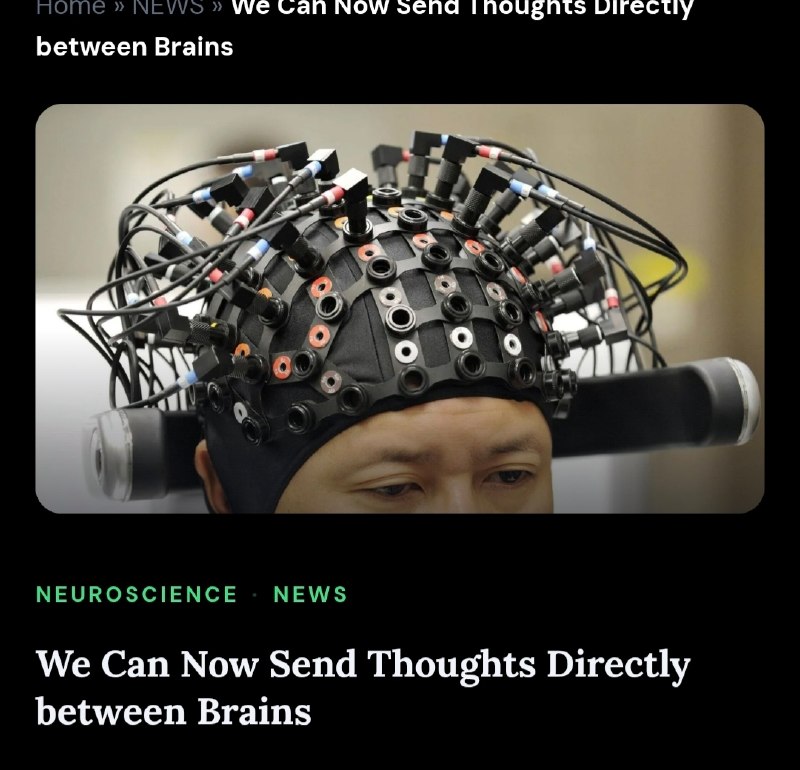 Впервые в истории: прямая передача мыслей на расстоянии 8000 км
