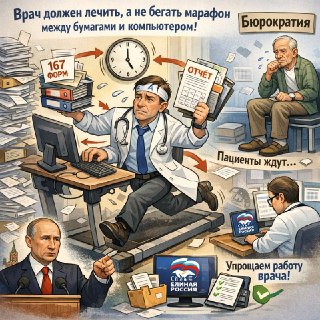 «Единая Россия» и Минздрав сократят бюрократию в медицине ради живого общения врачей с пациентами