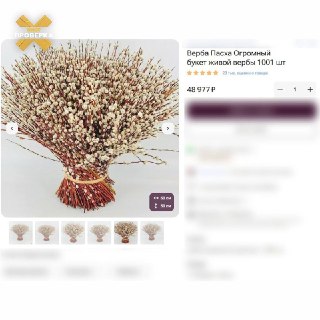 VIP-букеты из вербы продают почти за 50 тысяч рублей