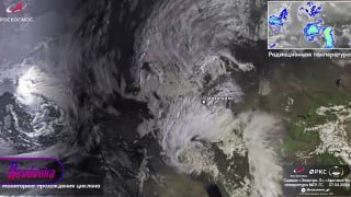 Роскомос показал снимки циклона на Северном Кавказе: 560 тыс человек без света, введен режим ЧС