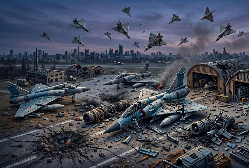 Удар дронов по базе Mirage под Житомиром: пострадали французские специалисты