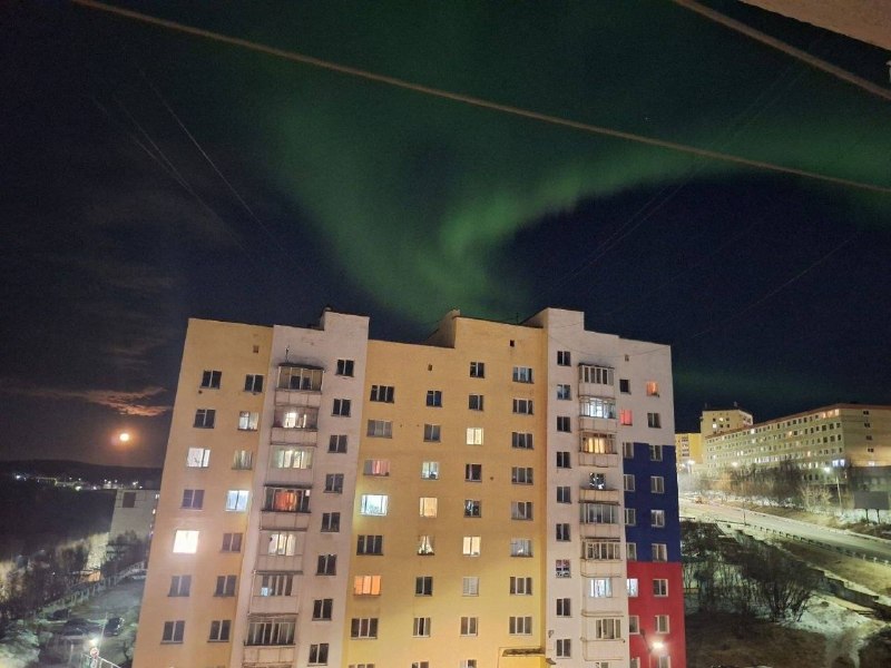 Эксперты оценили шансы увидеть северное сияние в Москве и Петербурге