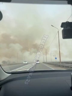 Дым от горящих полей перекрыл трассу под Уссурийском