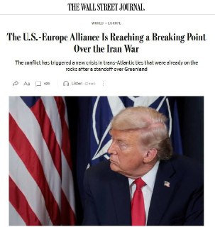 WSJ: Трамп размышляет о выходе из НАТО из-за позиции Европы по войне с Ираном