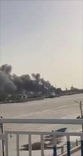 Кадры ударов по верфи иранской компании MIG в Хоррамшахре