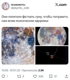 Новые снимки Луны стали источником вдохновения и антистрессом для пользователей соцсетей