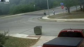 Мотоцикл взорвался рядом со школьниками в Техасе