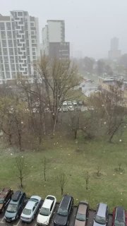 В Москве три дня подряд будет идти снег с дождём