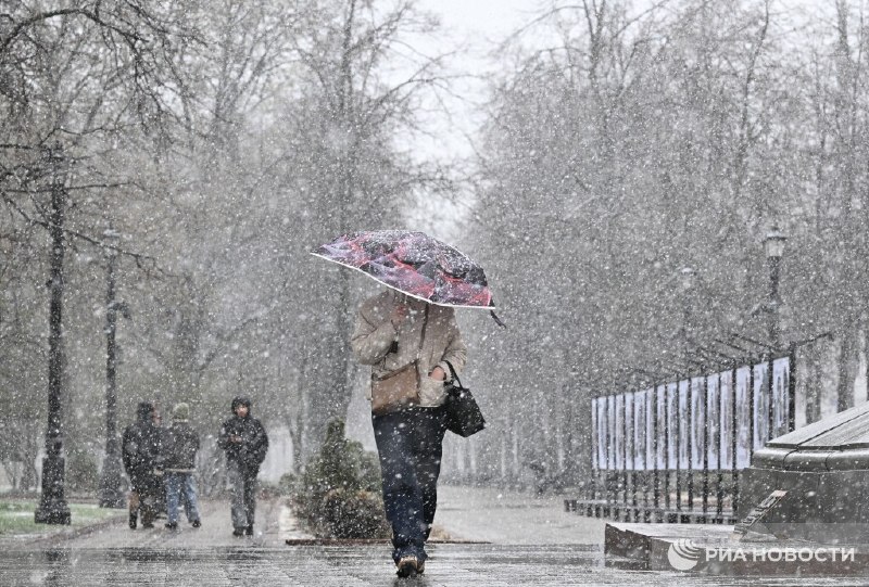 Снежный покров формируется в Москве